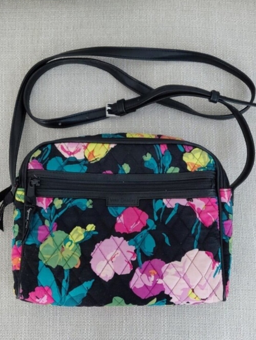Vera Bradley Quilted Floral Crossbody Bag